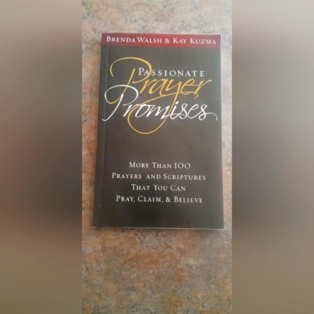 Passionate Prayer Promises soft cover Book - Black